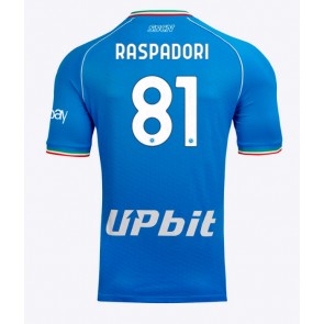 SSC Napoli Giacomo Raspadori #81 Domaci Dres 2023-24 Kratak Rukavima